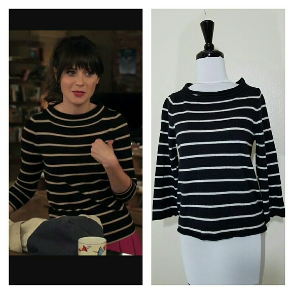 J. Crew Sweaters Jcrew Striped Cashmere Blend Sweater Poshmark